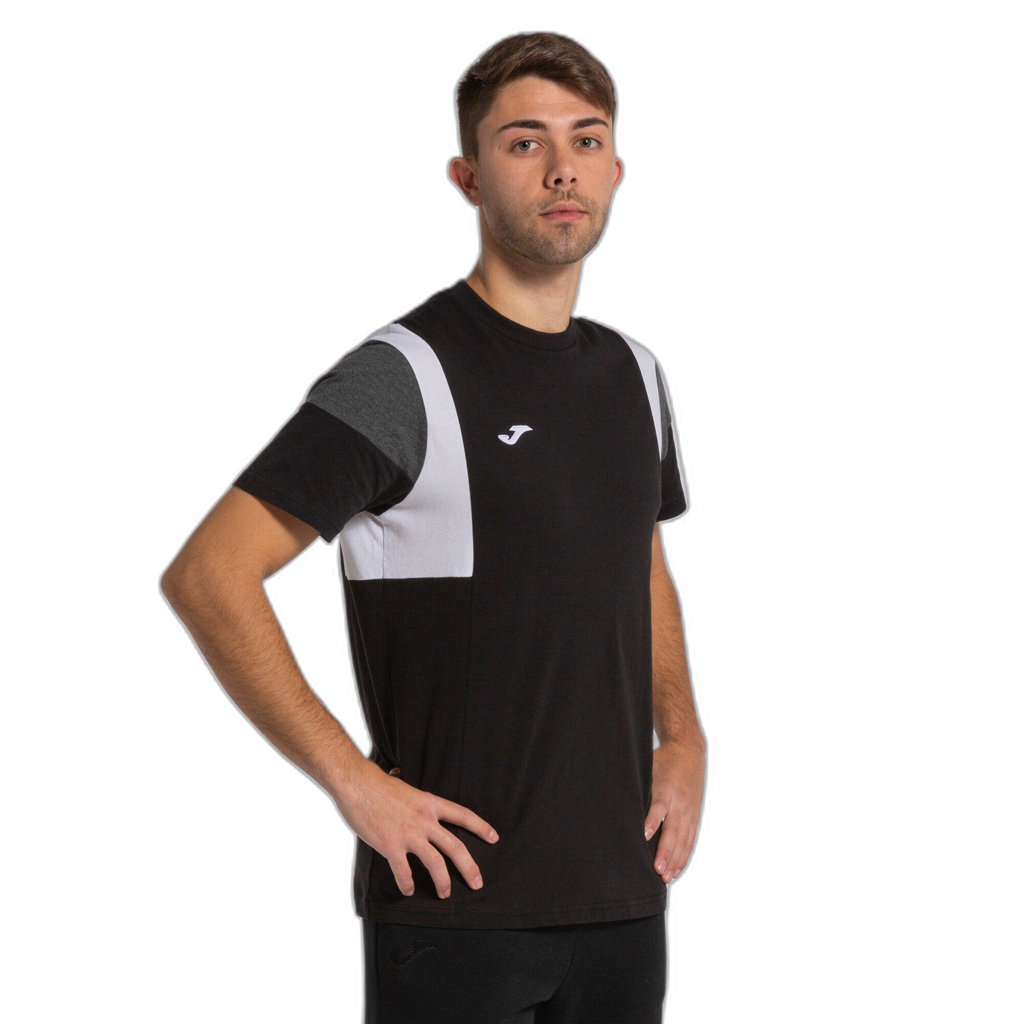 Maillot Manches Courtes Football Enfants Joma Confort III Noir 3/7