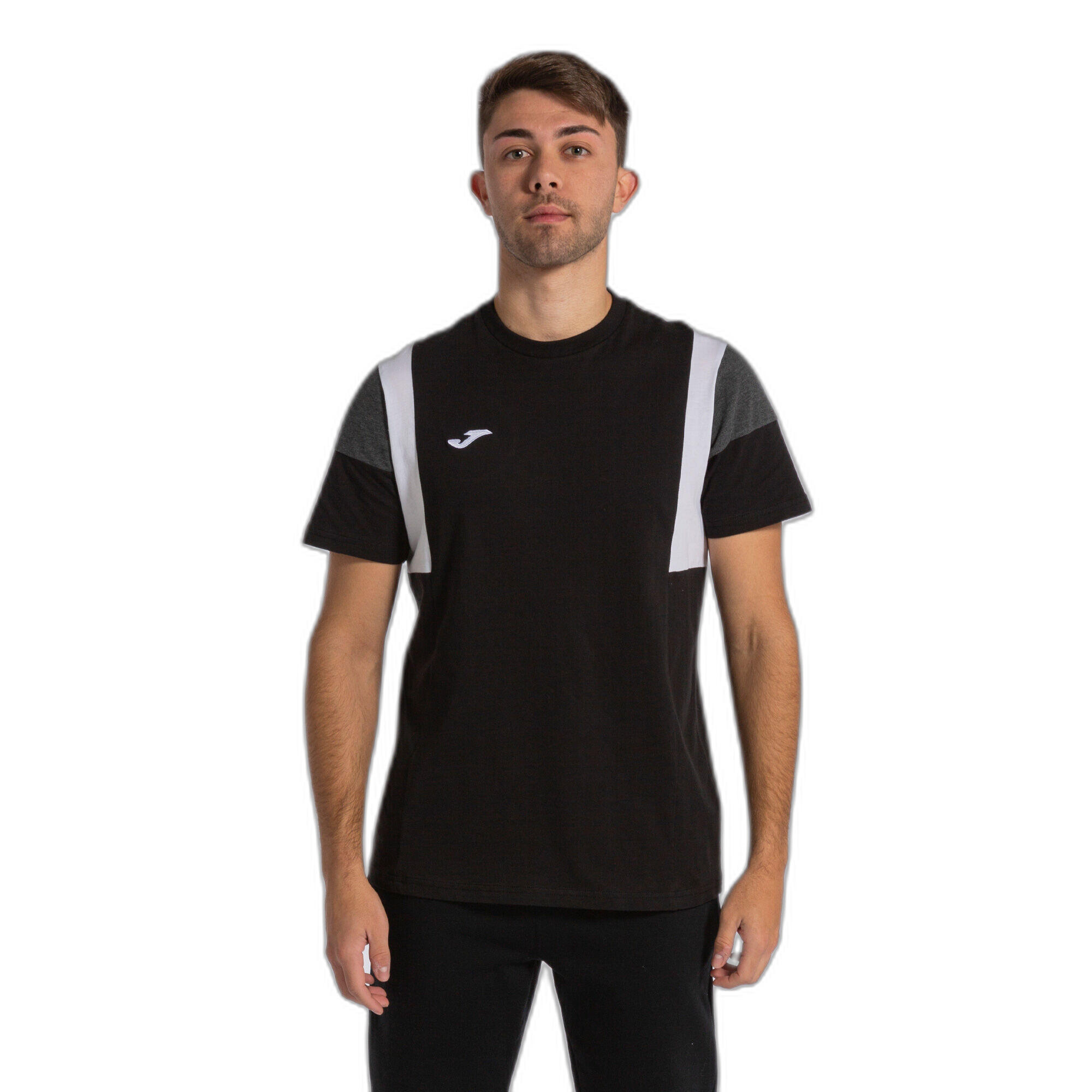Maillot Manches Courtes Football Enfants Joma Confort III Noir 2/7