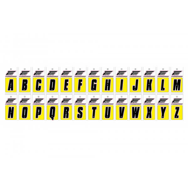 Letra autocolante Forward H 1/1