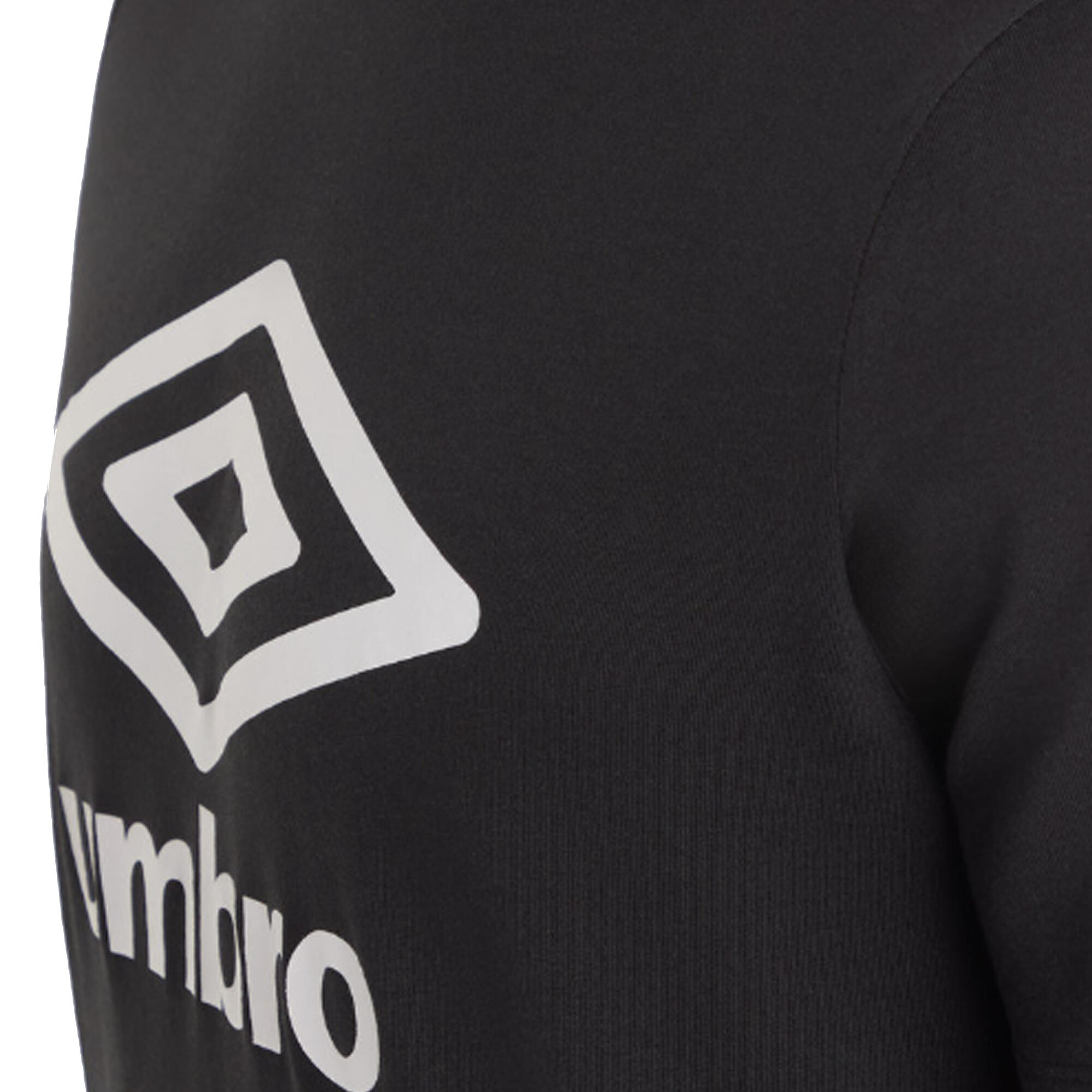 Maglietta Logo Impilato Uomo Umbro Nero 4/4