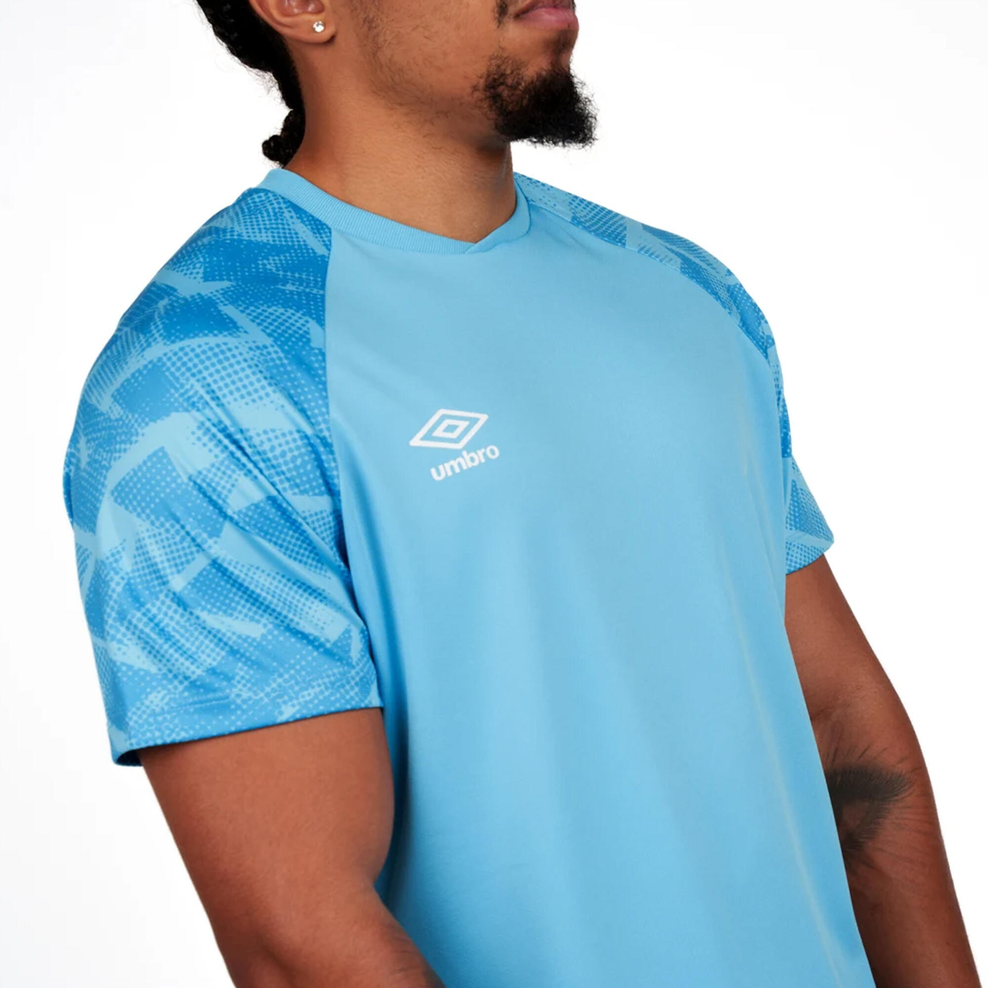 Maillot ATLAS Enfant (Bleu Ciel / Blanc) 4/4