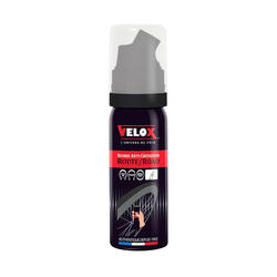 Bombe anti-crevaison pour pneu-boyau raccord directe valve Velox Presta 50 ml