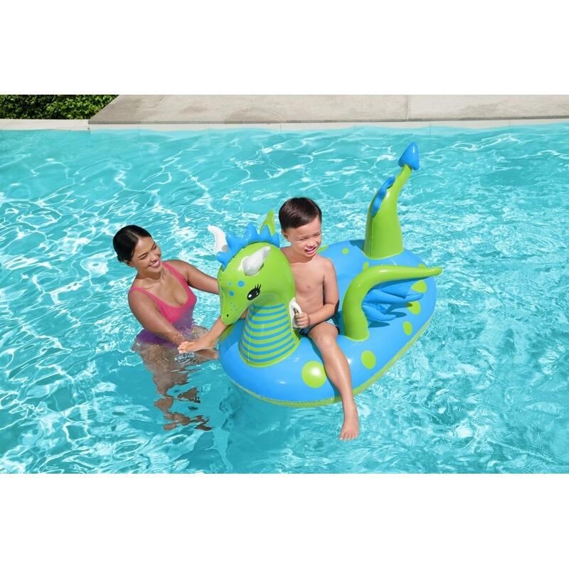 Bouée gonflable bébé dragon chevauchable Bestway 4/6