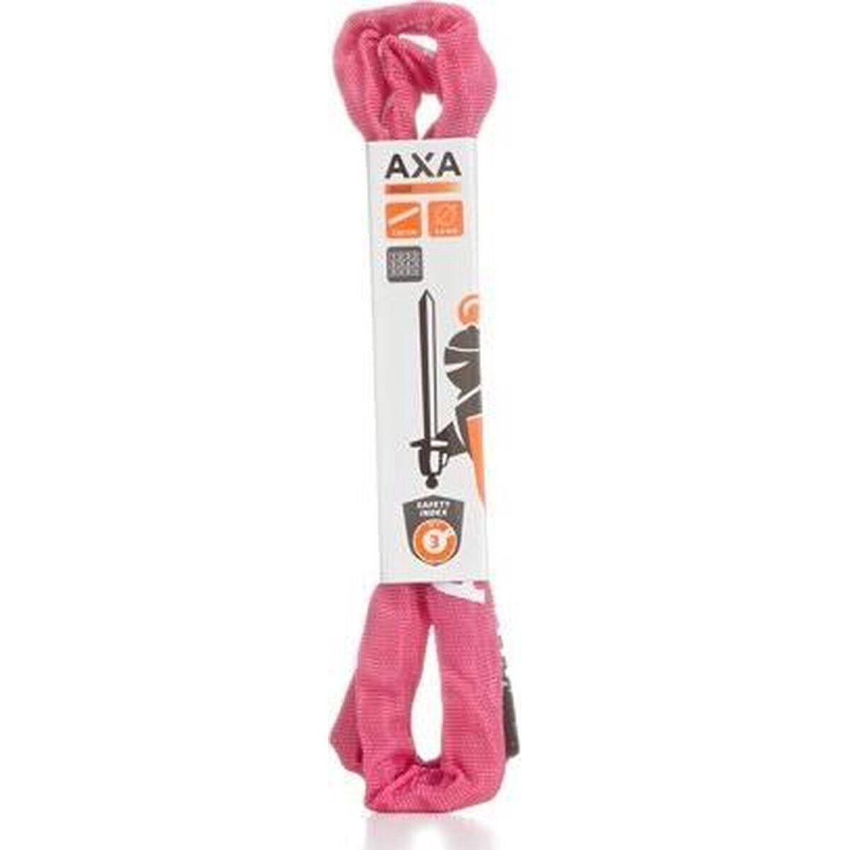 Verrou de chaîne AXA Rigid RCC120 120 cm en rose pour vélos 2/4