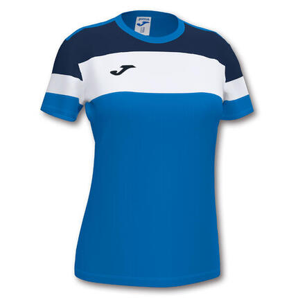Maillot Manches Courtes Football Femme Joma Crew IV Bleu Roi