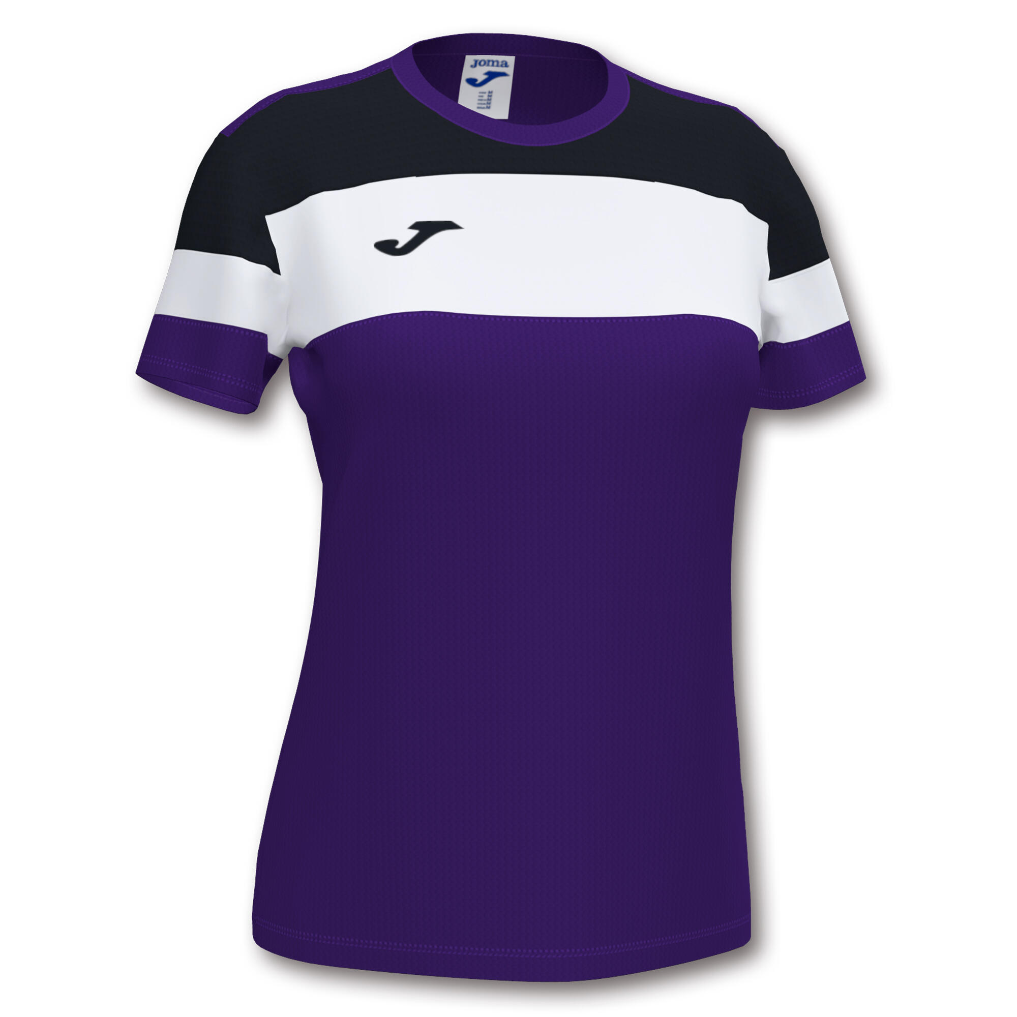 Maillot Manches Courtes Football Femme Joma Crew IV Bleu Roi 2/4