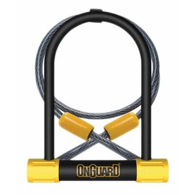 Antidiefstal u onguard bulldog dt-115mmx230mmx13mm+120cmx10mm