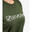 Tricou unisex Givova Mondo, 100% bumbac 170 g/m², Verde Militar/Alb, 4XL