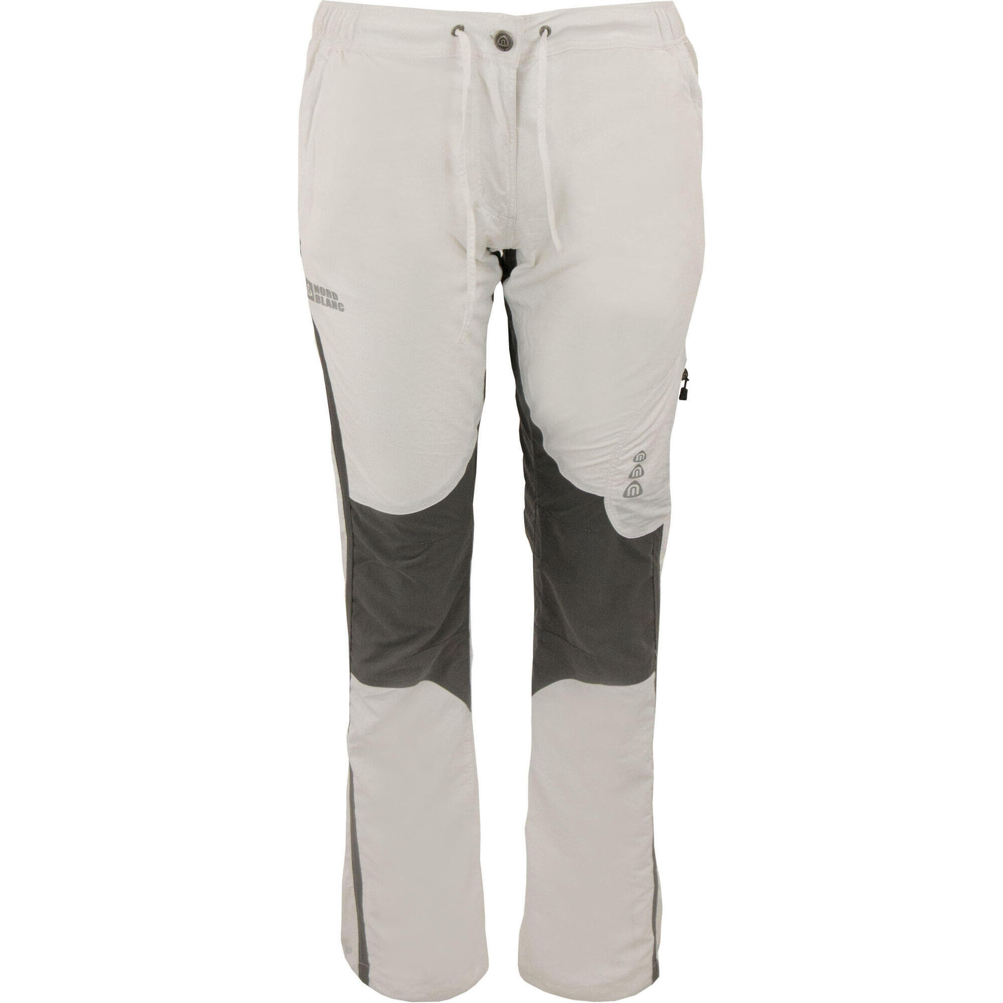 Damskie spodnie outdoor Nordblanc białe 42 - Komfort i funkcjonalność