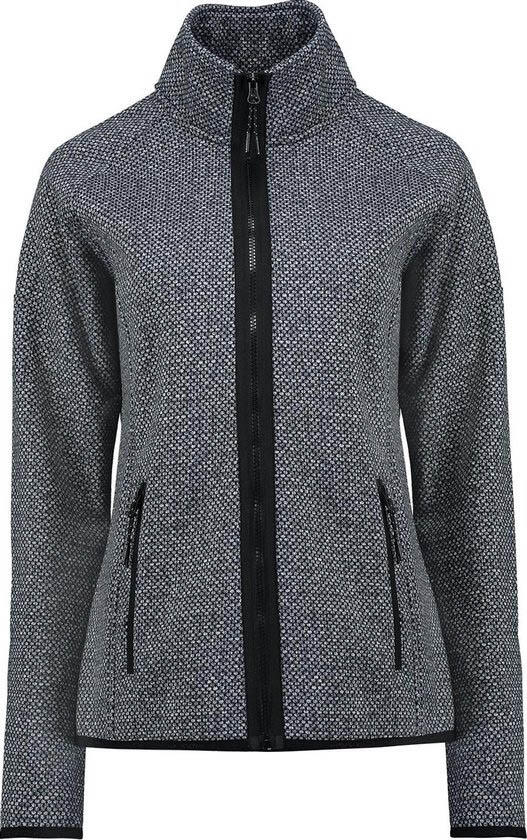 Sweter damski Kjelvik Nyka na zamek, czarny, rozmiar 44