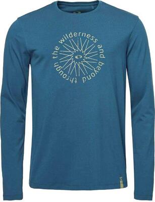 LOAP Alborg Herren Langarm-T-Shirt Blau L