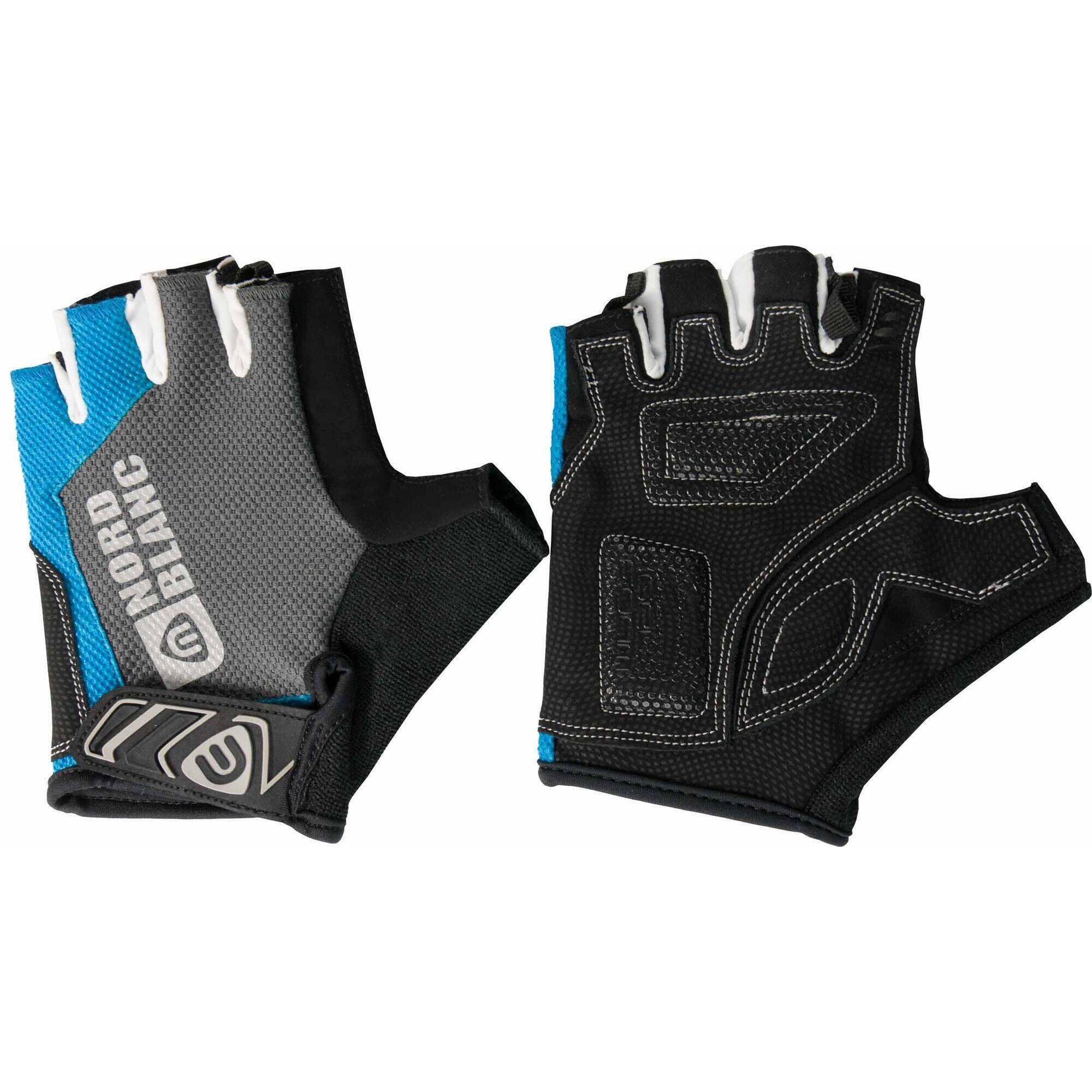 Rękawiczki rowerowe Nordblanc unisex rozmiar 6 niebiesko-szare