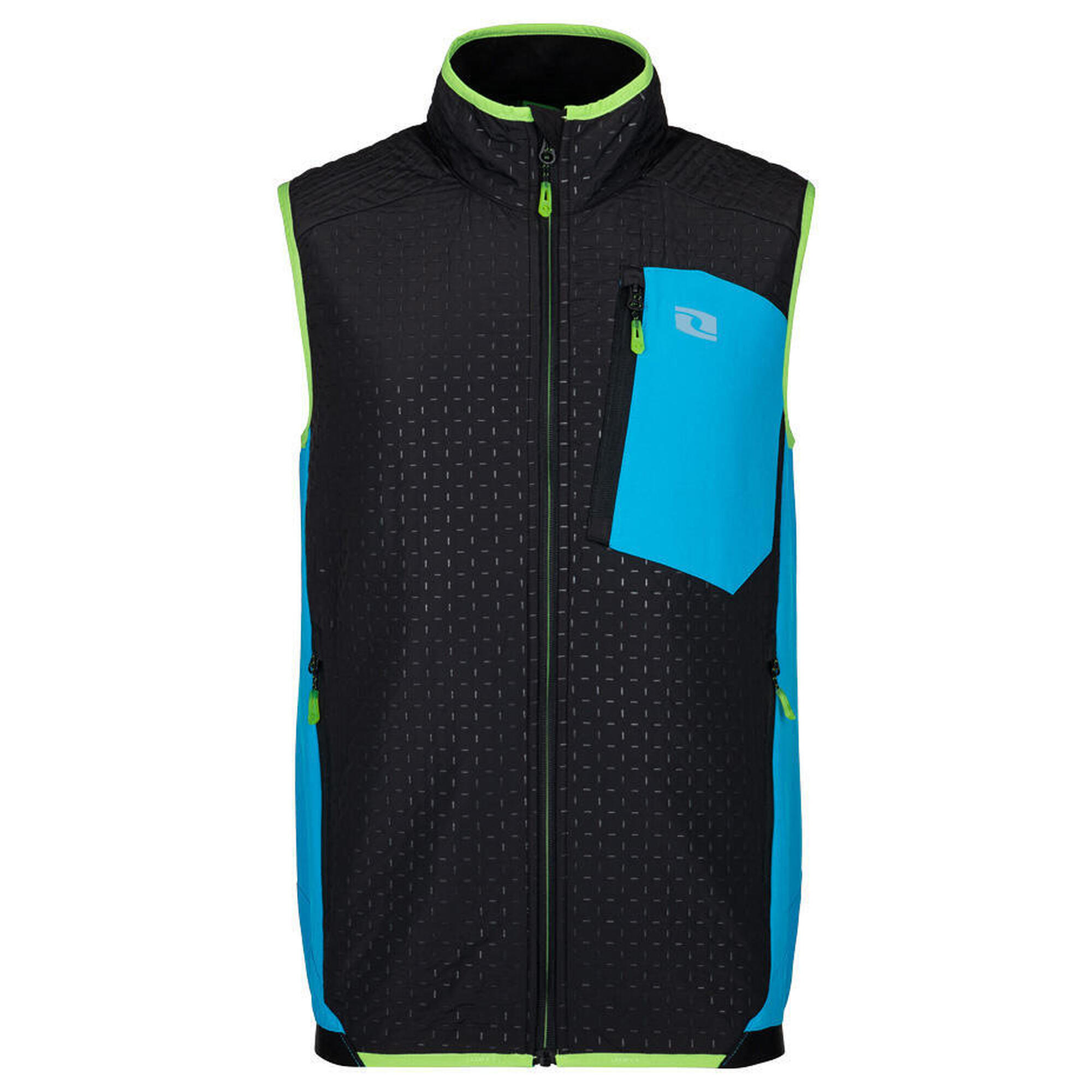 Vestem - Gilet Loap Uxler Homme Xl — Résistant Au Vent, Sans Manches - Chemise Sans Manche - Bleu|jaune|vert - Decathlon