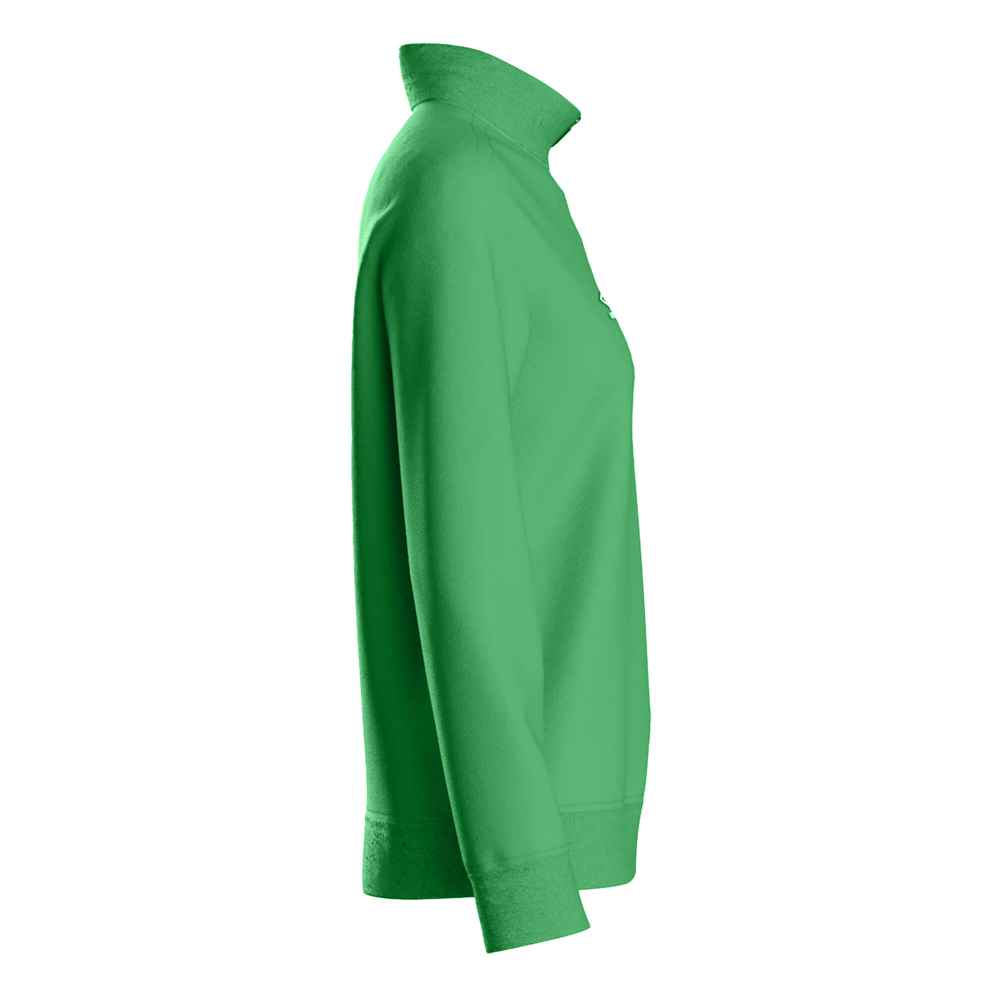 "Club Essential" Sweatshirt mit halbem Reißverschluss für Damen Smaragd 4/4