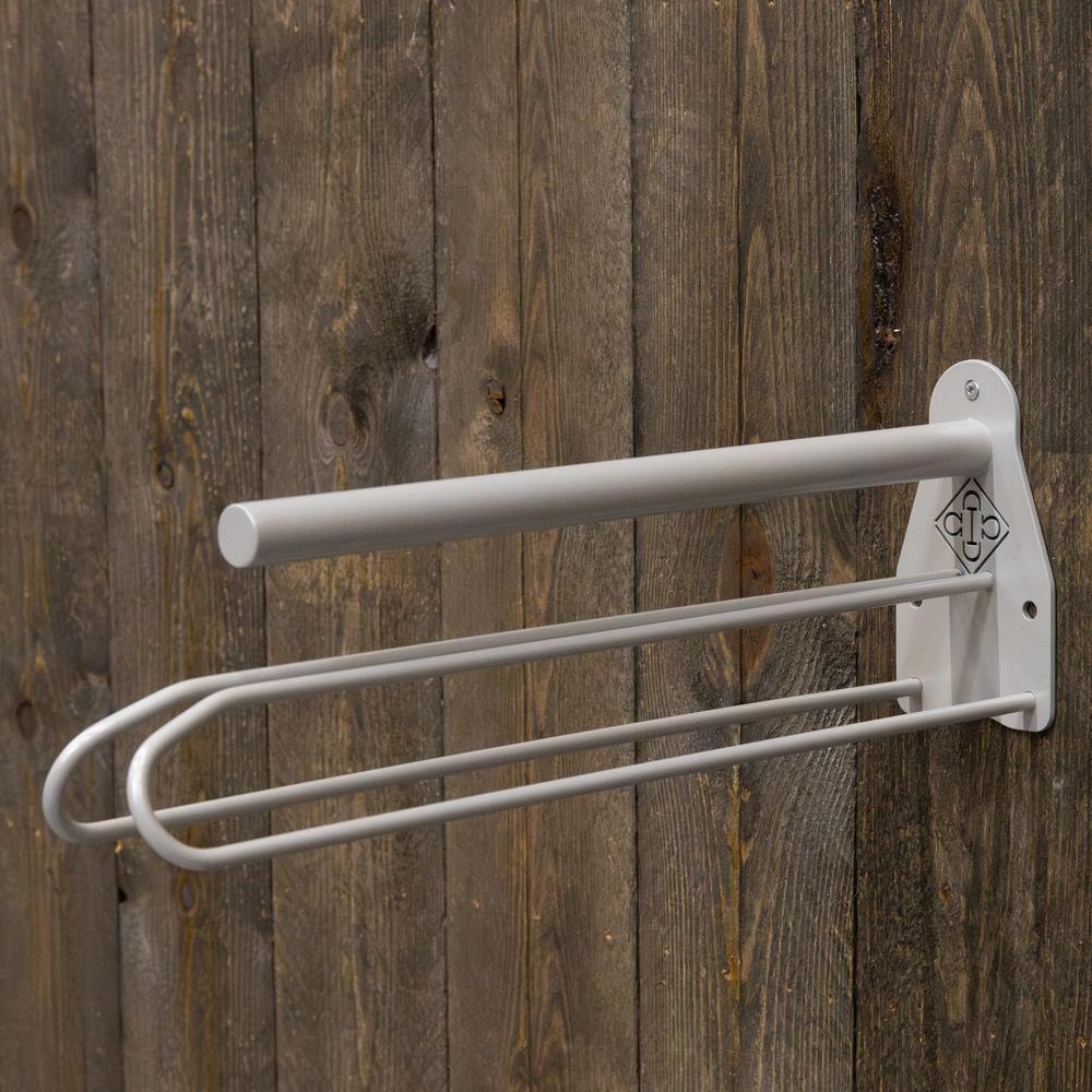 Soporte de metal con soporte para manta de silla para caballo Grooming Deluxe 4/5