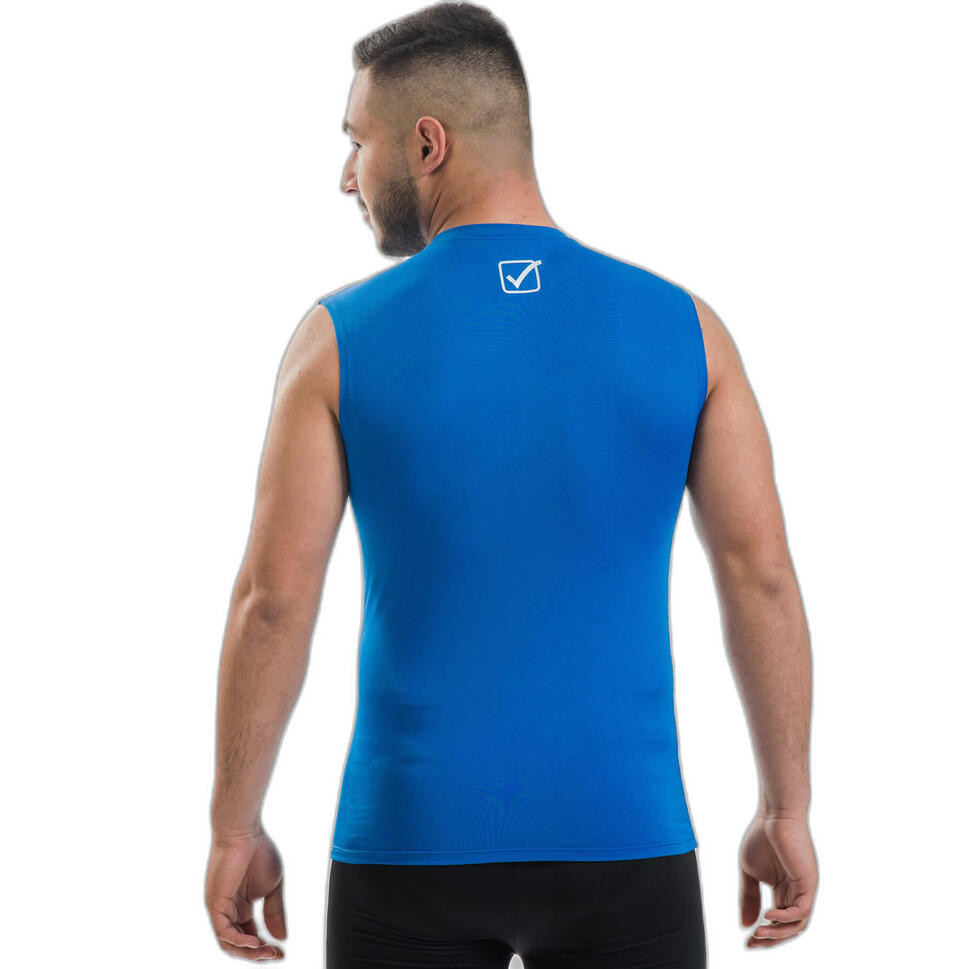 Koszulka piłkarska termoaktywna dla dorosłych Givova Corpus 1 niebieska