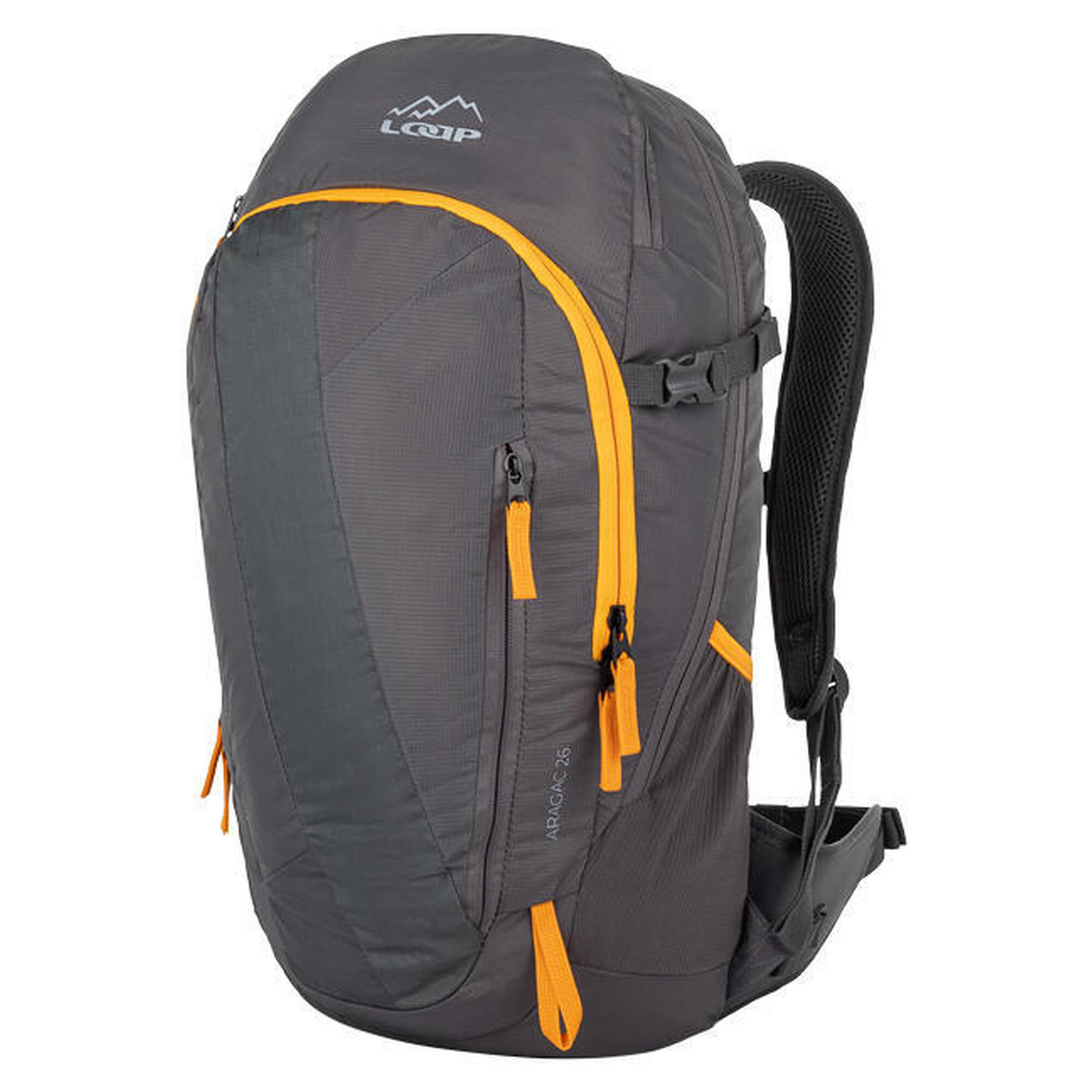 Zone Perfect - Loap Aragac 26l Sac À Dos Randonnée — 26 L, Durable - Sac À Dos - Gris|orange - 26 L - Decathlon