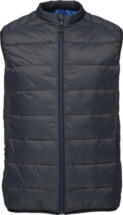 Gilet isolé gris foncé pour hommes - élégant et fonctionnel
