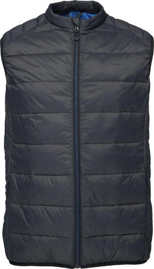 Gilet isolé gris foncé pour hommes - élégant et fonctionnel