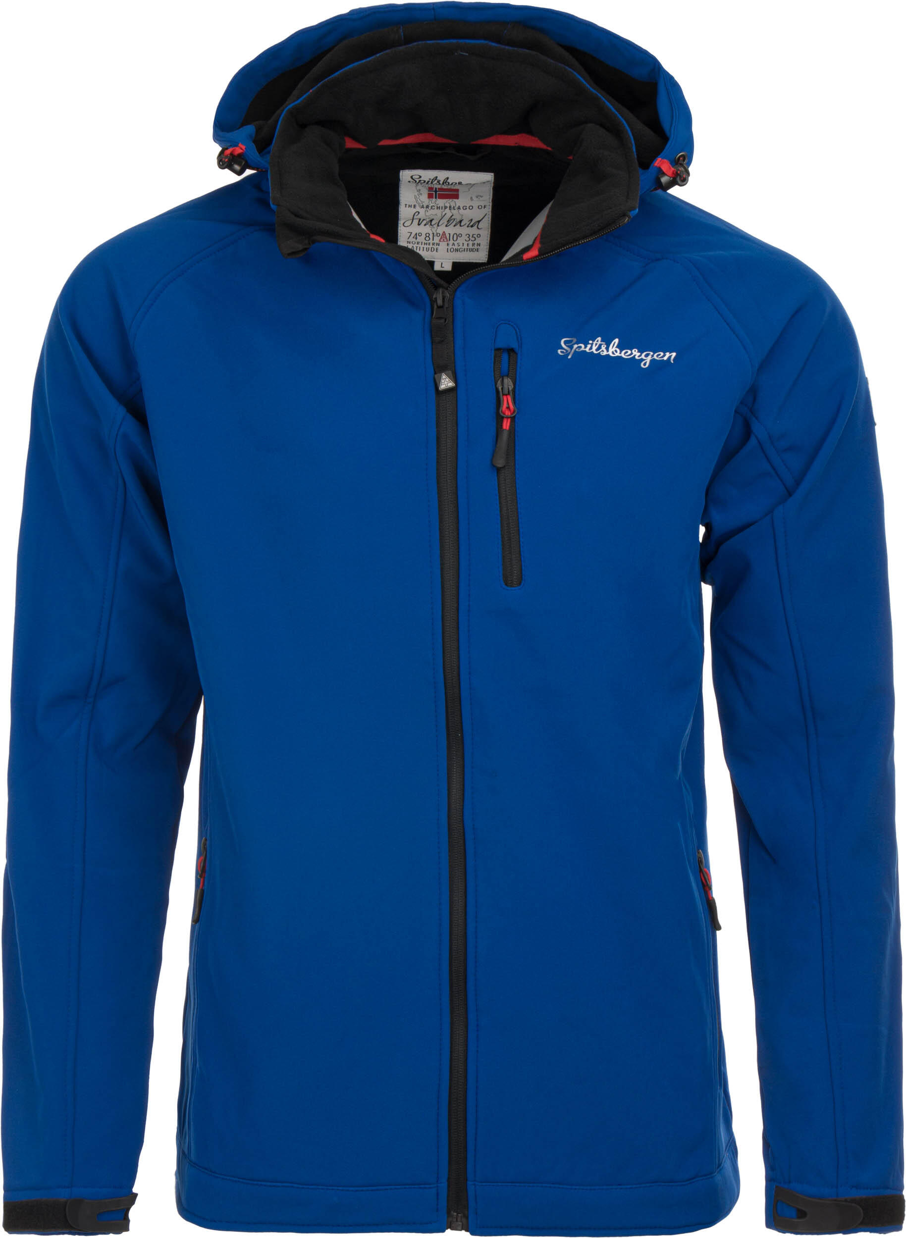 GLOMEX Glemo Spitsbergen Herren Softshelljacke 3-Lagen Blau M