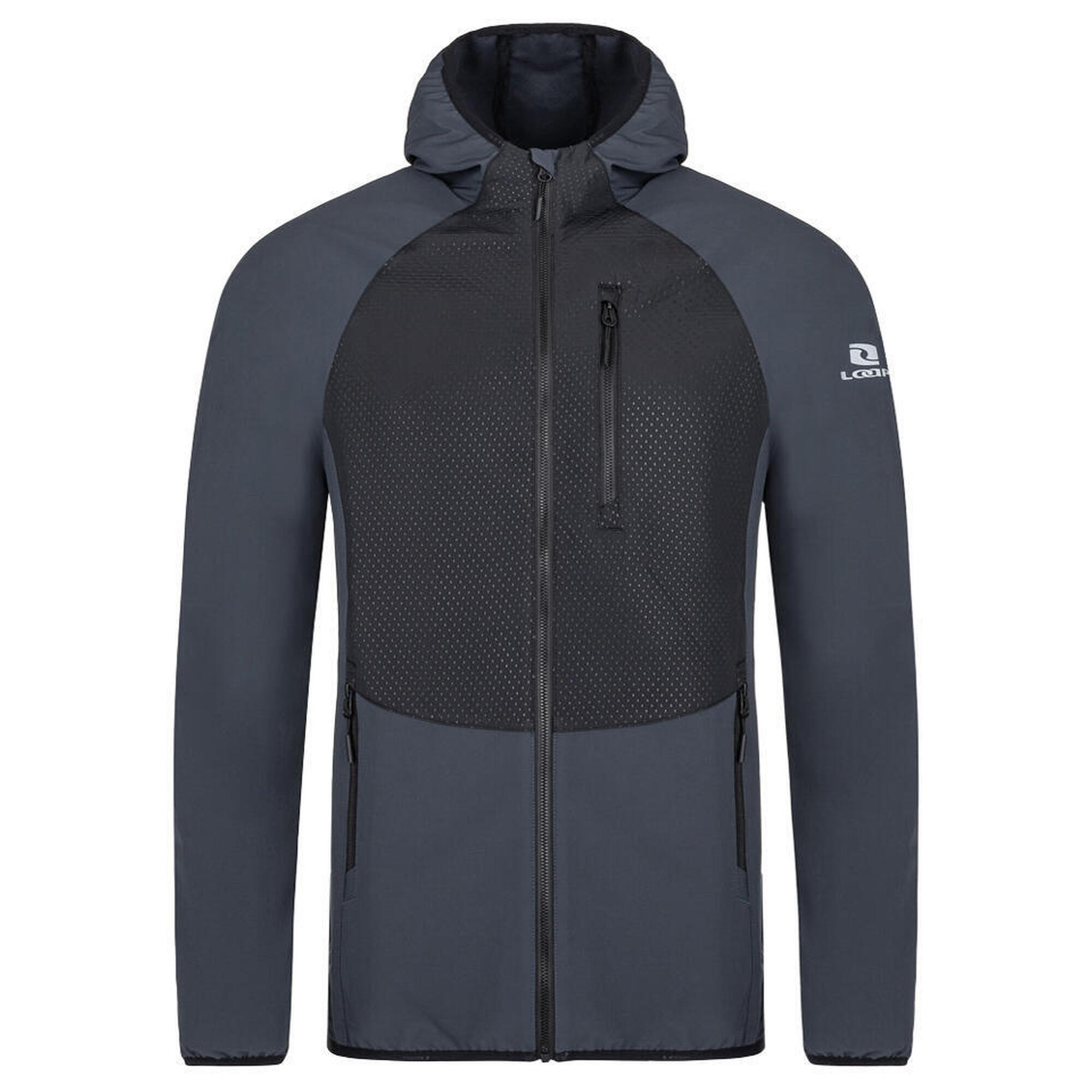 Men's Health - Veste Softshell Homme Loap Urcael L — Coupe-vent Et Respirante - Softshell - Gris|multicolore|noir - Decathlon