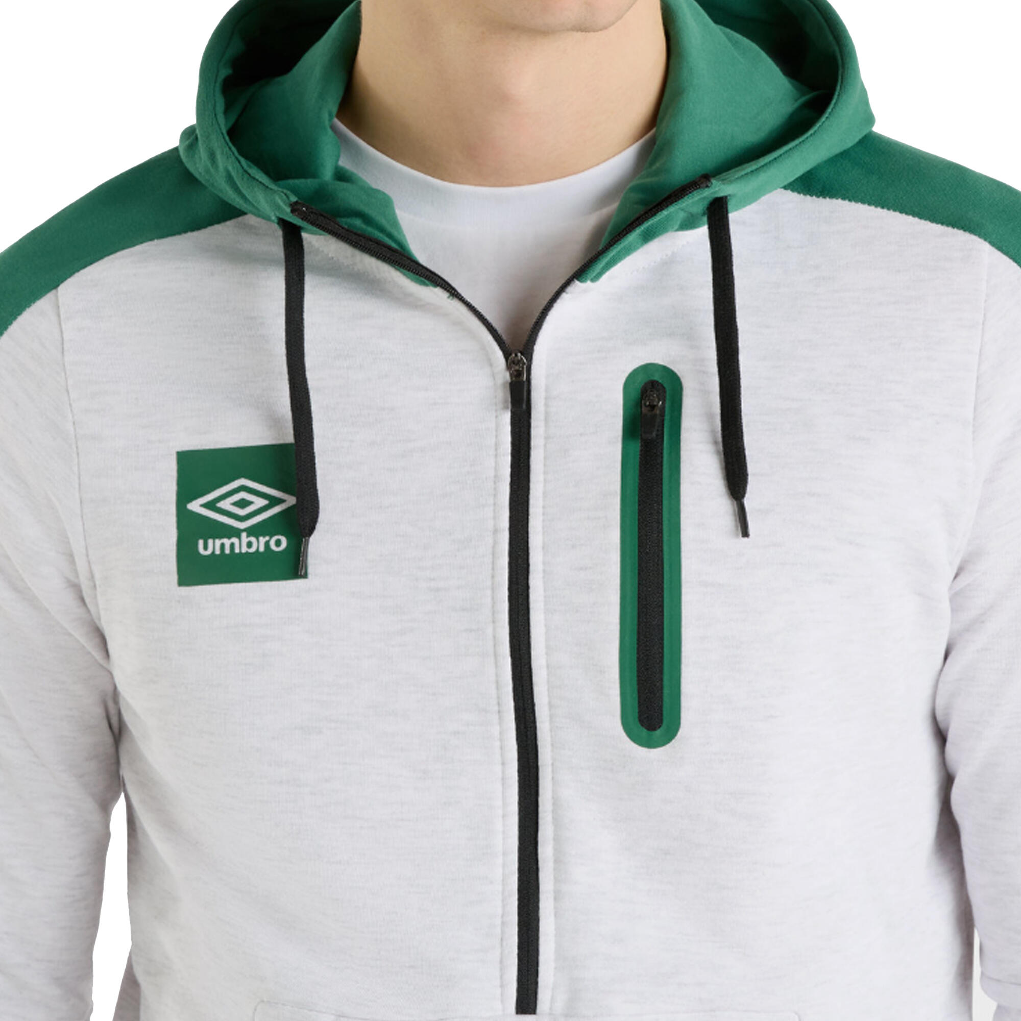 Sweat À Capuche TERRACE Homme (Sapin / Blanc Cassé Chiné) 4/4