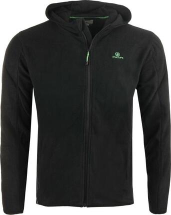 Athl. DPT. Emiliano Hood Herren Fleece-Hoodie, Dark Black