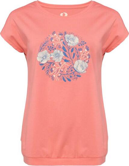 Damen T‑Shirt LOAP Barga 100% Baumwolle Blumenprint XS Rosa