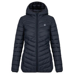 Veste femme Loap Irmania matelassée imperméable, gris foncé, S