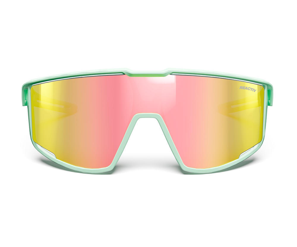 Okulary rowerowe JULBO FURY fotochrom miętowy Reactiv light amplifier kat. 1-3
