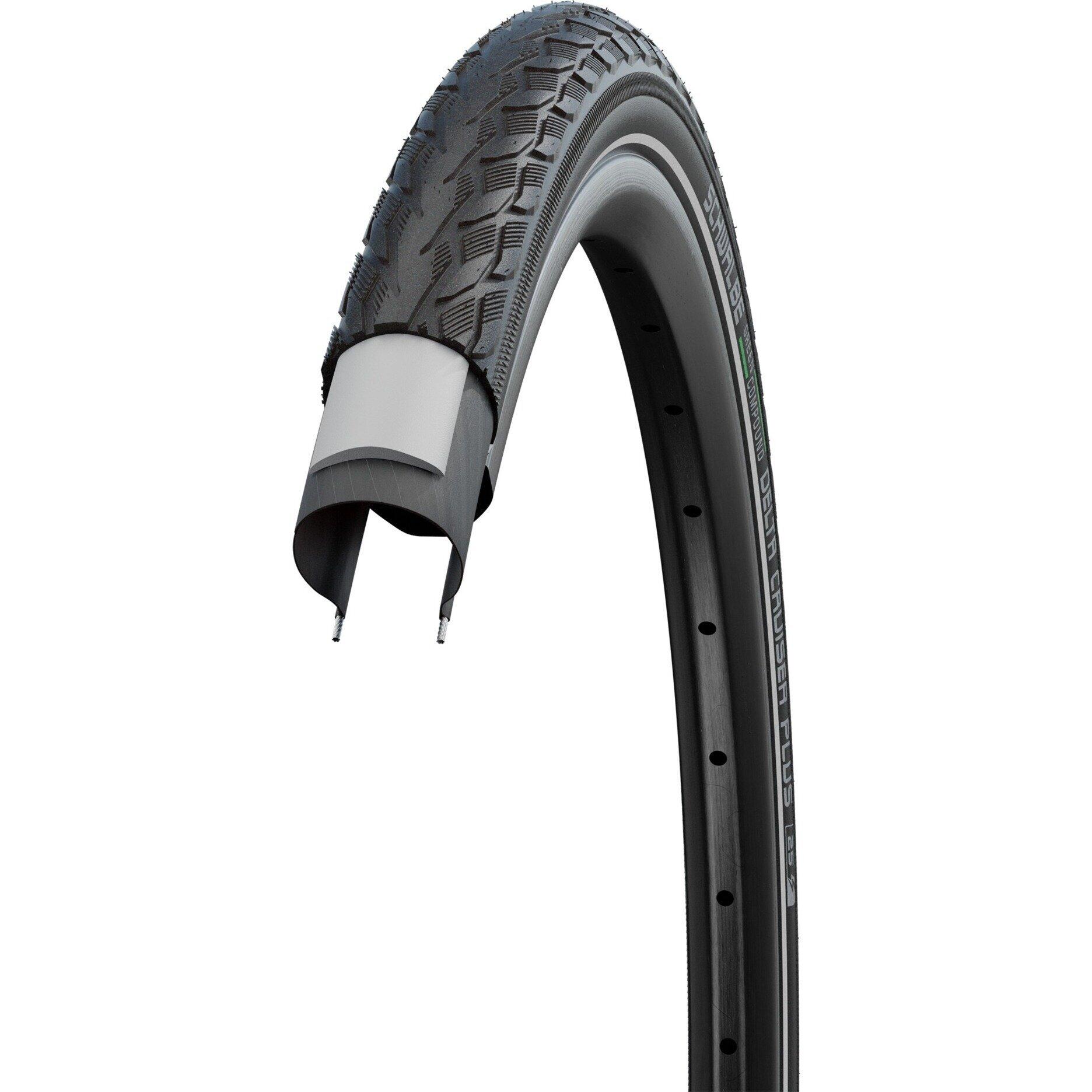Schwalbe Delta Cruiser Plus 28 inch buitenband - Zwart 3/4