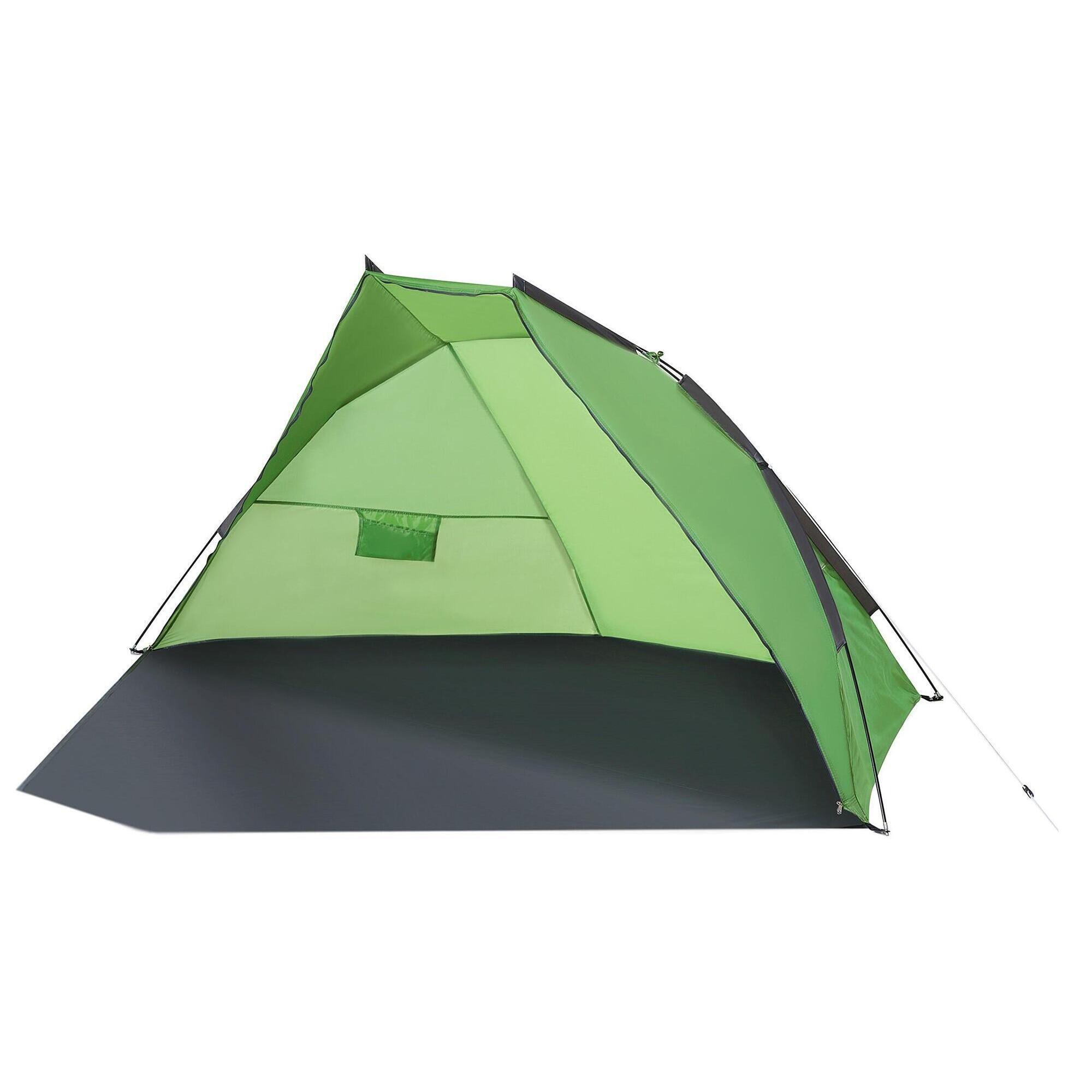 Zone Perfect - Tente De Plage Loap Shelf - Verte - Tente - Vert - 3 Places - Decathlon