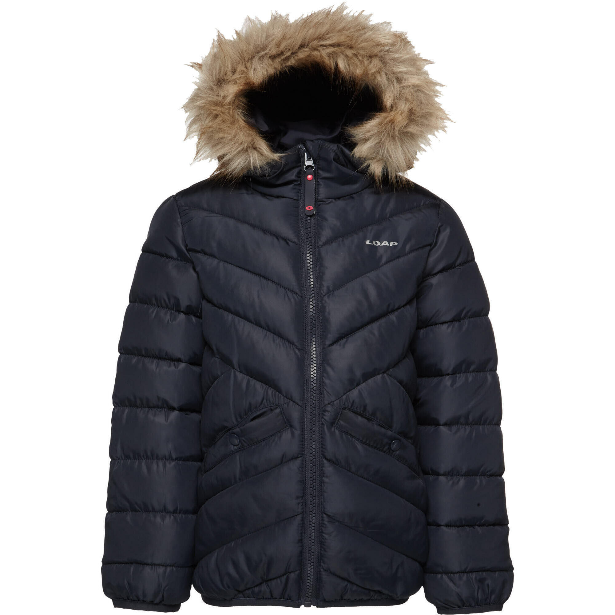 Warm Children's Winter Jacket Lap Contfa Dark Blue 134-140