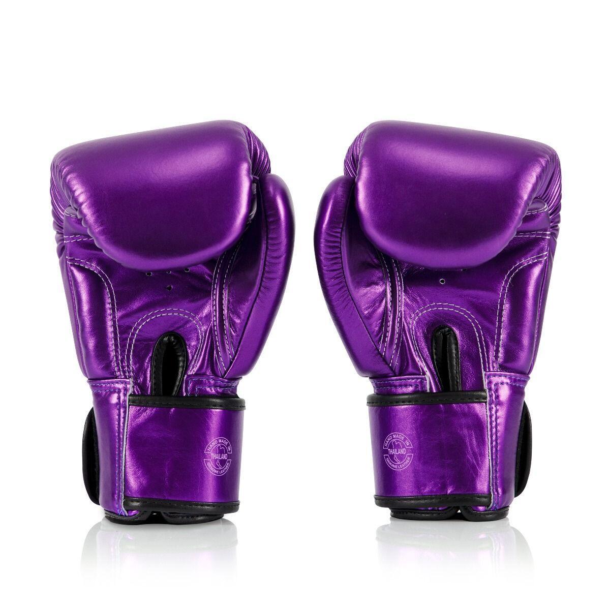 Gants de boxe Fairtex BGV22 Metallic Violet 16oz 3/7