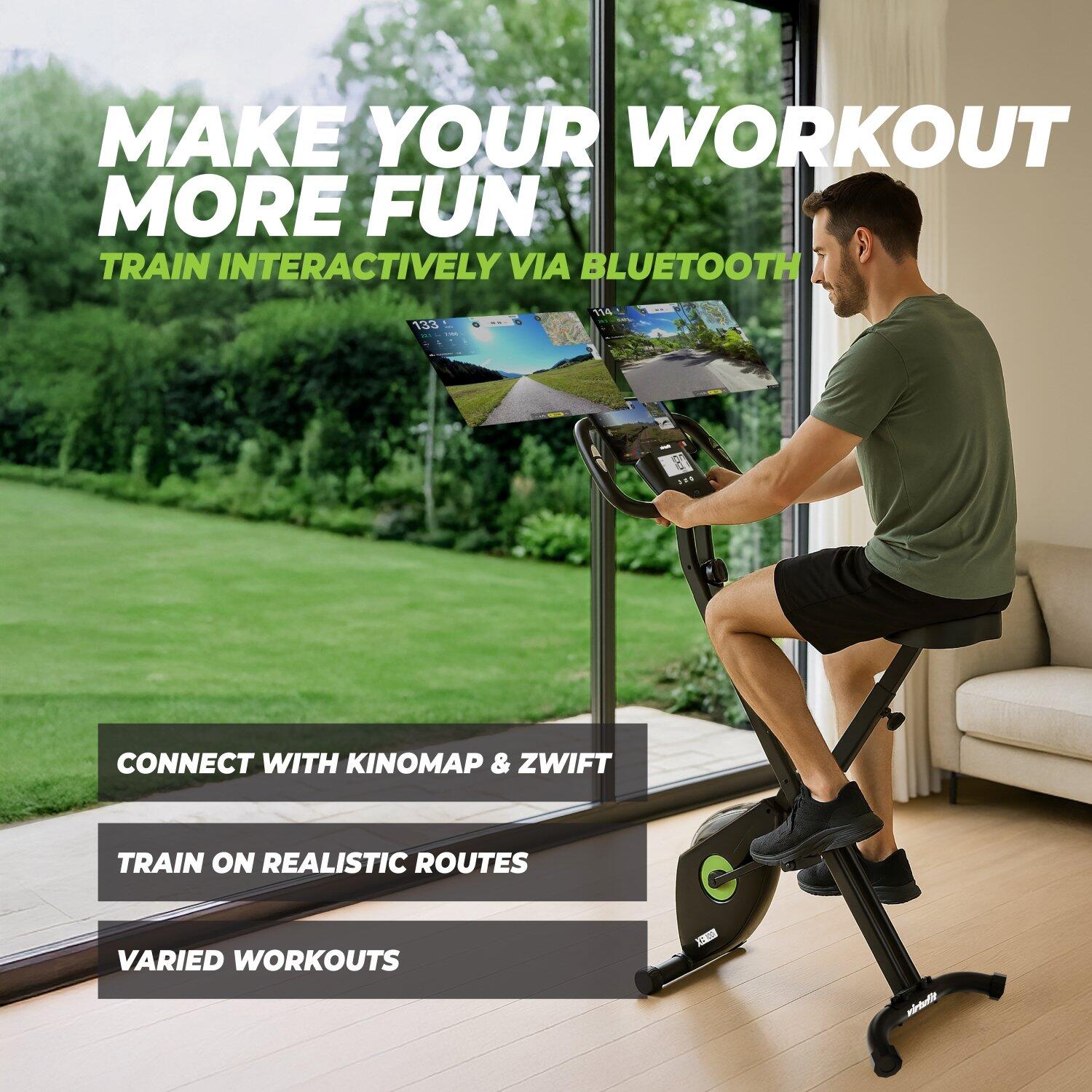 Vélo d'exercice pliable XB100i 4/8
