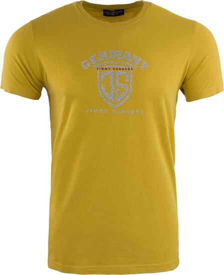 Herren-T-Shirt Jimmy Sanders Yury, Slim Fit, 100% Baumwolle, S