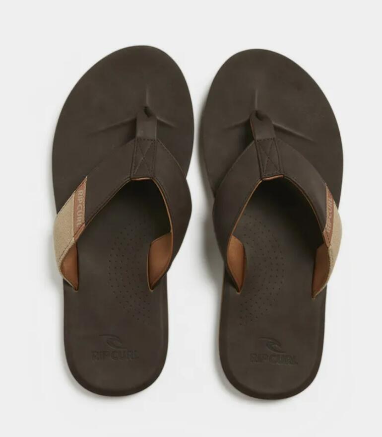 Tongs Homme Rip Curl "Oxford Bloom Open Toe" 44 Marron 2/7