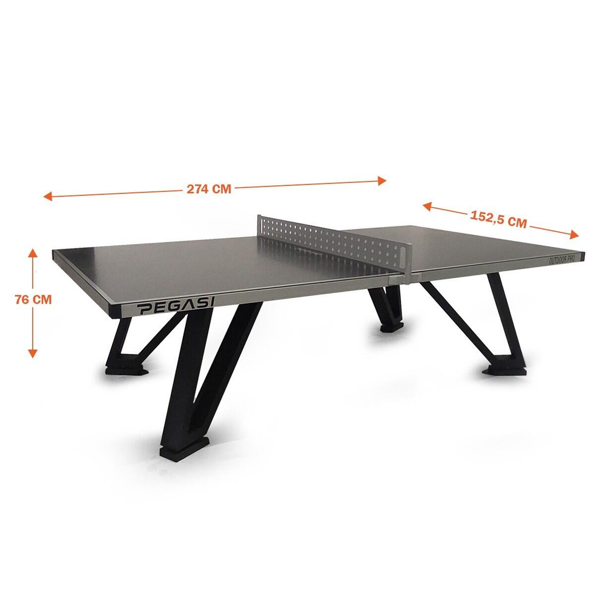 Tafeltennistafel Outdoor Pro 2.0 Black Pegasi 4/5