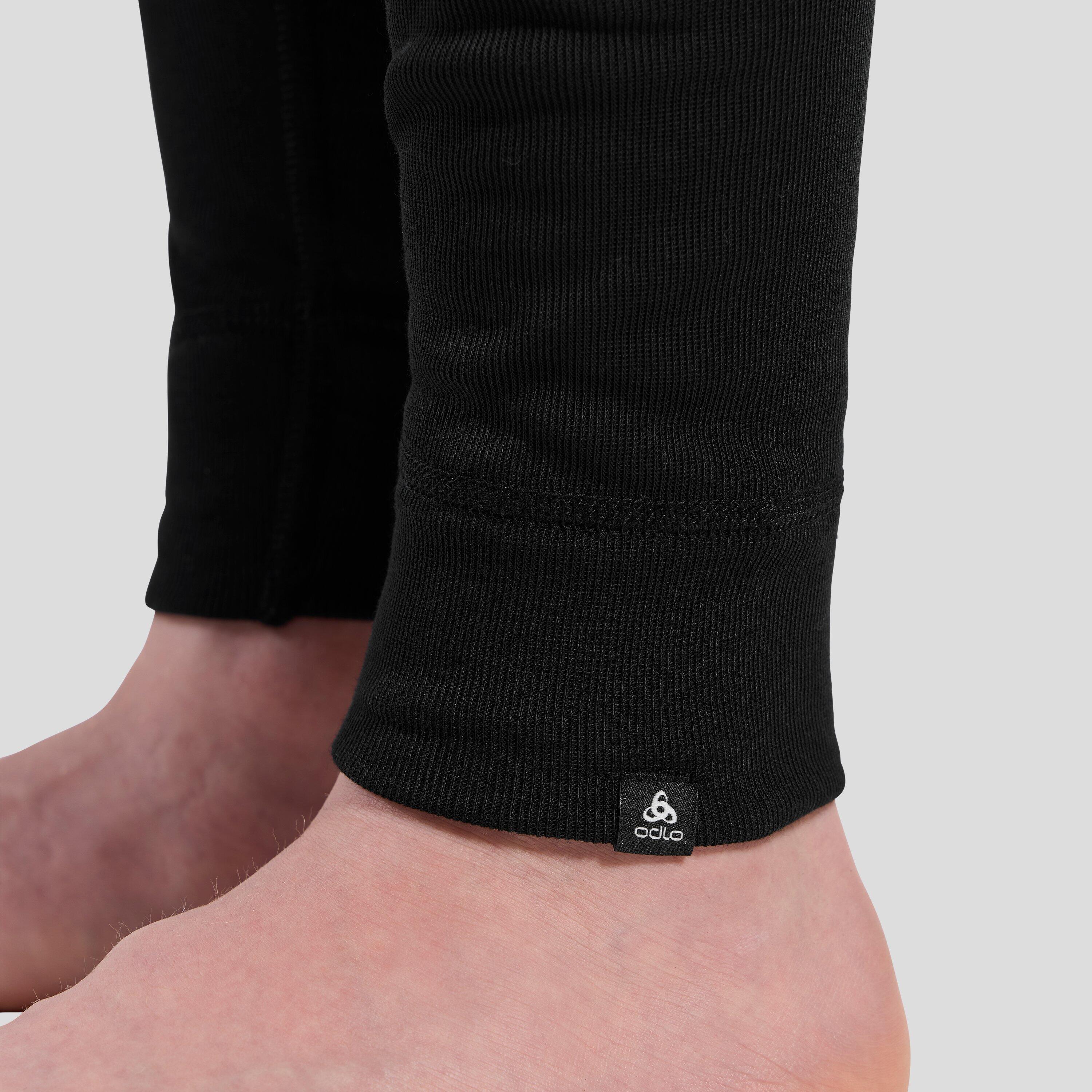 Lange enge Odlo Active Warm Eco Schwarze Jugend 3/7