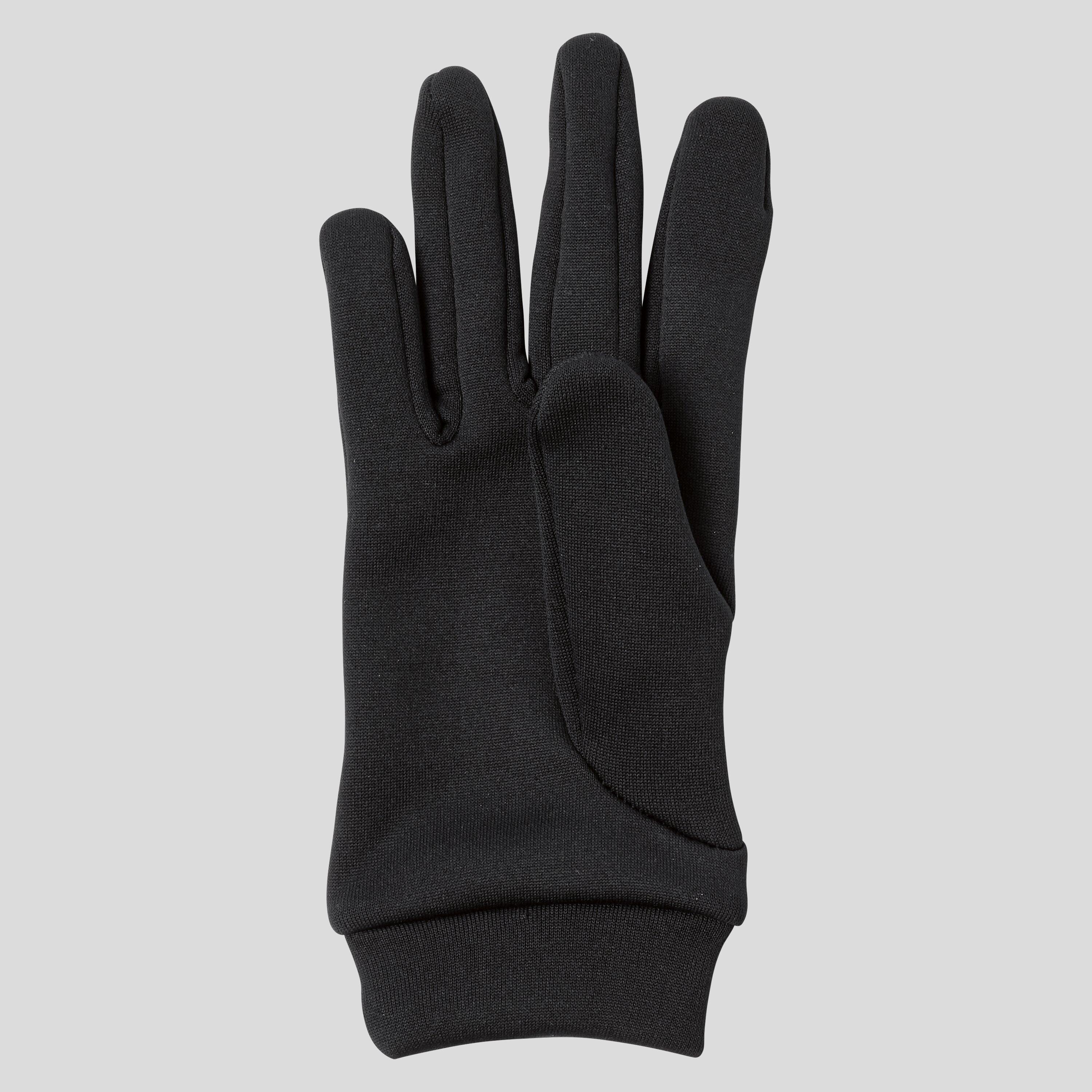 Guanti invernali Odlo Stretchfleece Liner Eco Black Unisex 3/7