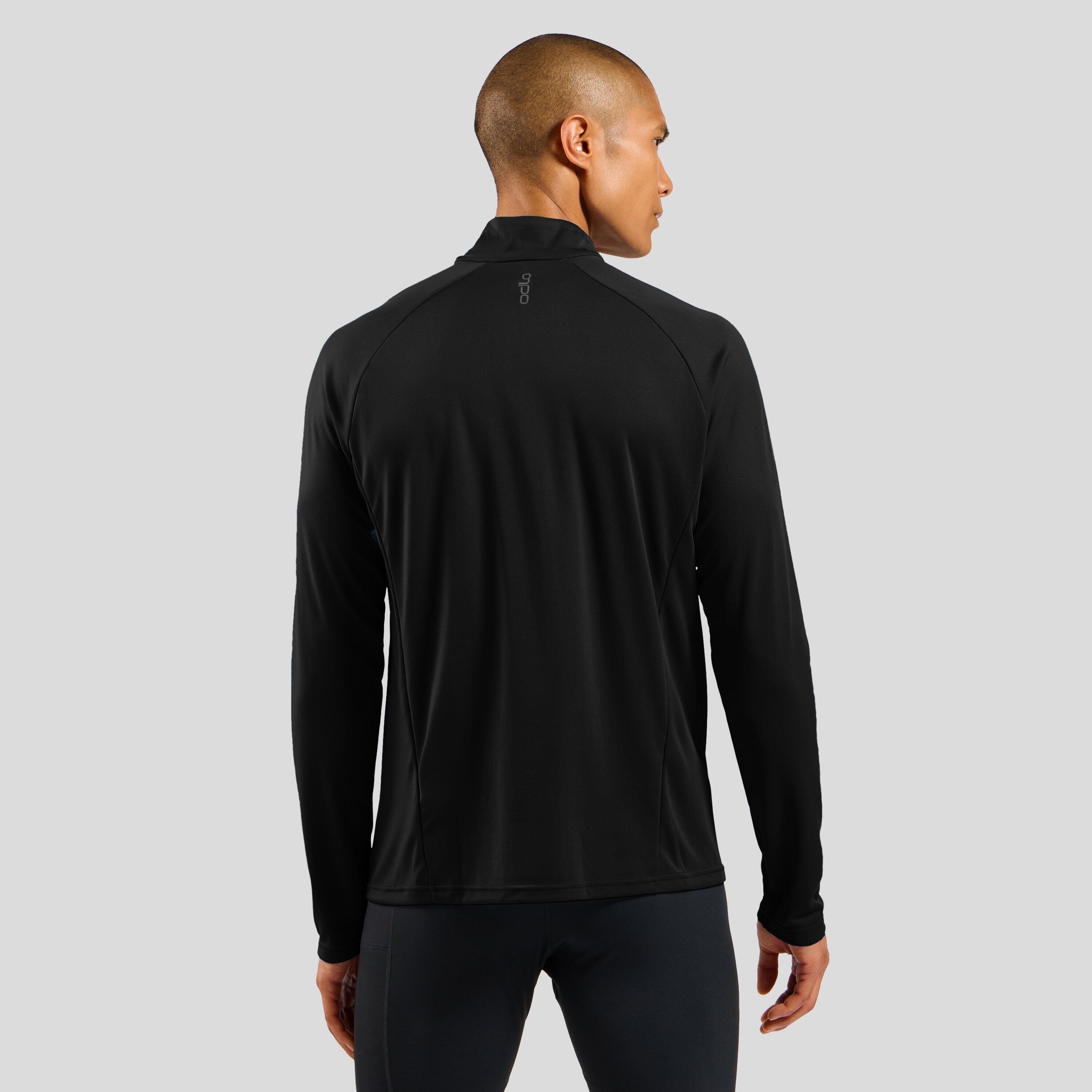 ODLO Odlo Midlayer 1/2 Zip Essential Ceramiwarm Sporttrui ZWART - ZWART L 2/7