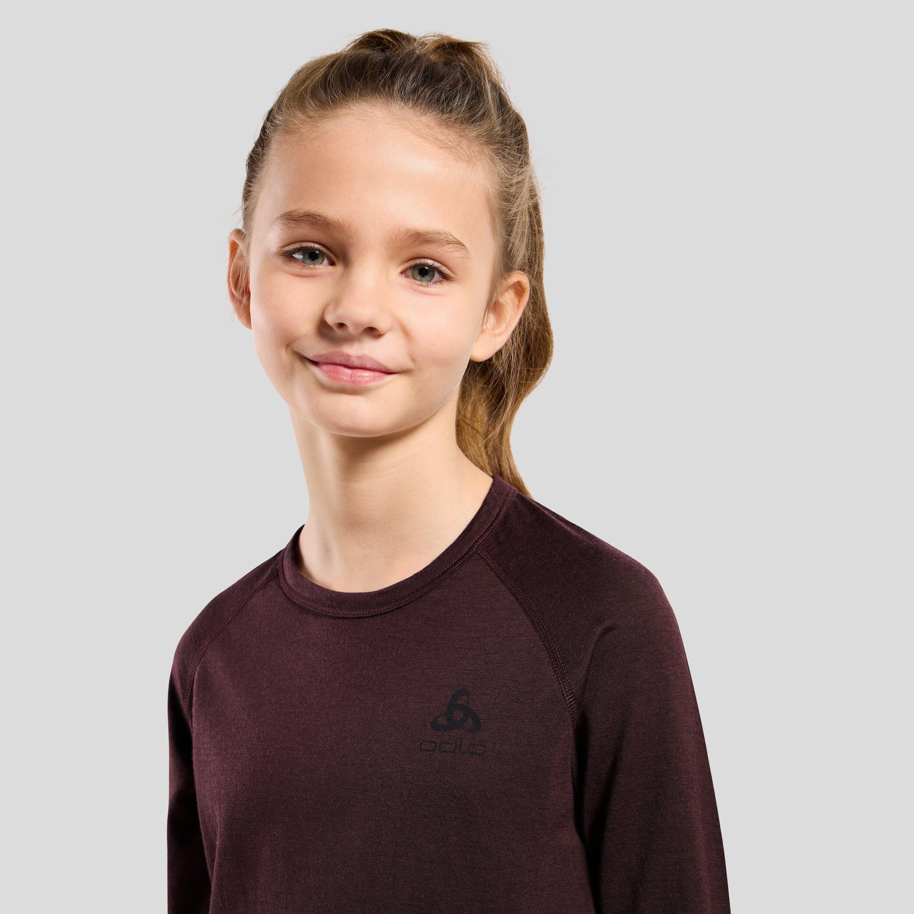 Odlo - Ensemble De Haut Et Collant Techniques En Laine Mérinos 200 Natural Pour Enfant - Sous Pull - Marron - Decathlon