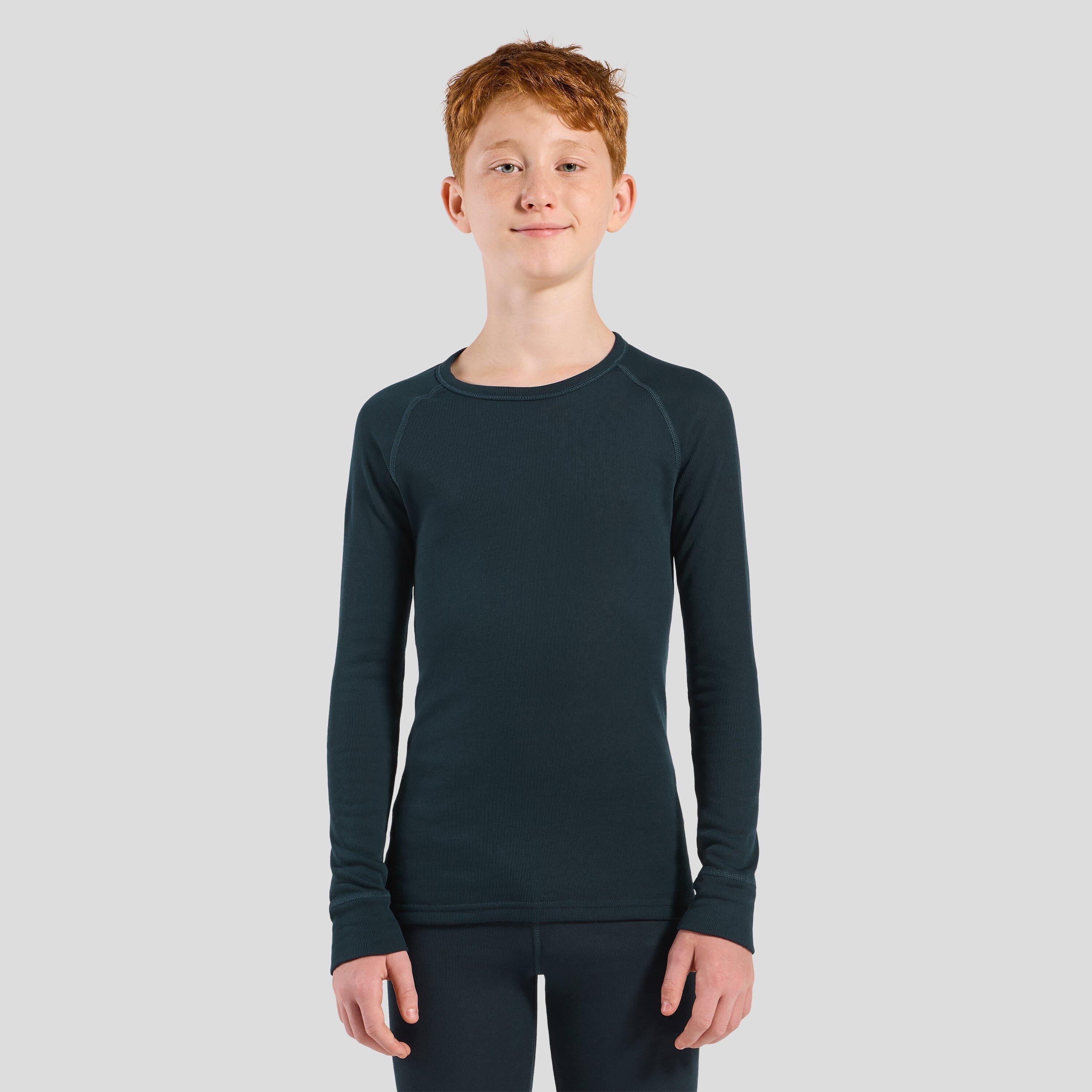 ODLO Odlo Kinder Shirt Active Warm Eco Kids Baselayer Top Crew Neck L/S 159229
