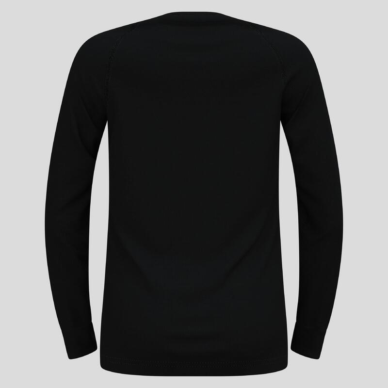 ODLO Shirt Ronde Hals Lange Mouwen ACTIVE WARM ECO KID Thermoshirt ZWART 128