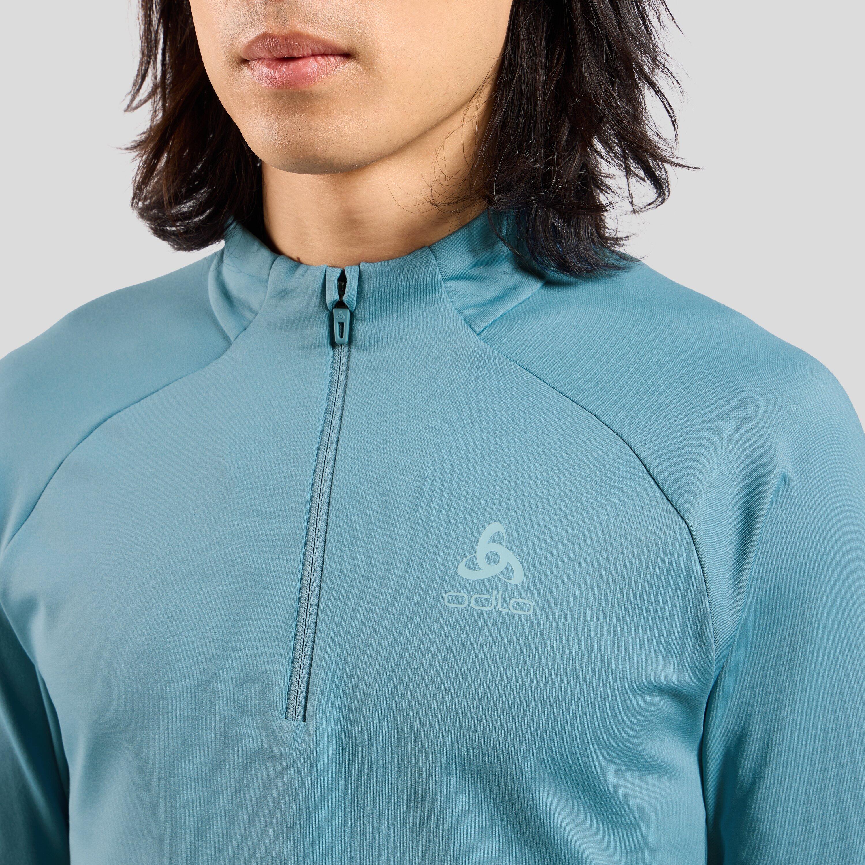 Bluza techniczna męska ODLO Essential Light Mid Layer z krótkim zamkiem 3/7