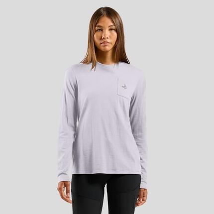 Odlo Damen Langarmshirt Merino 200 Pocket 554611