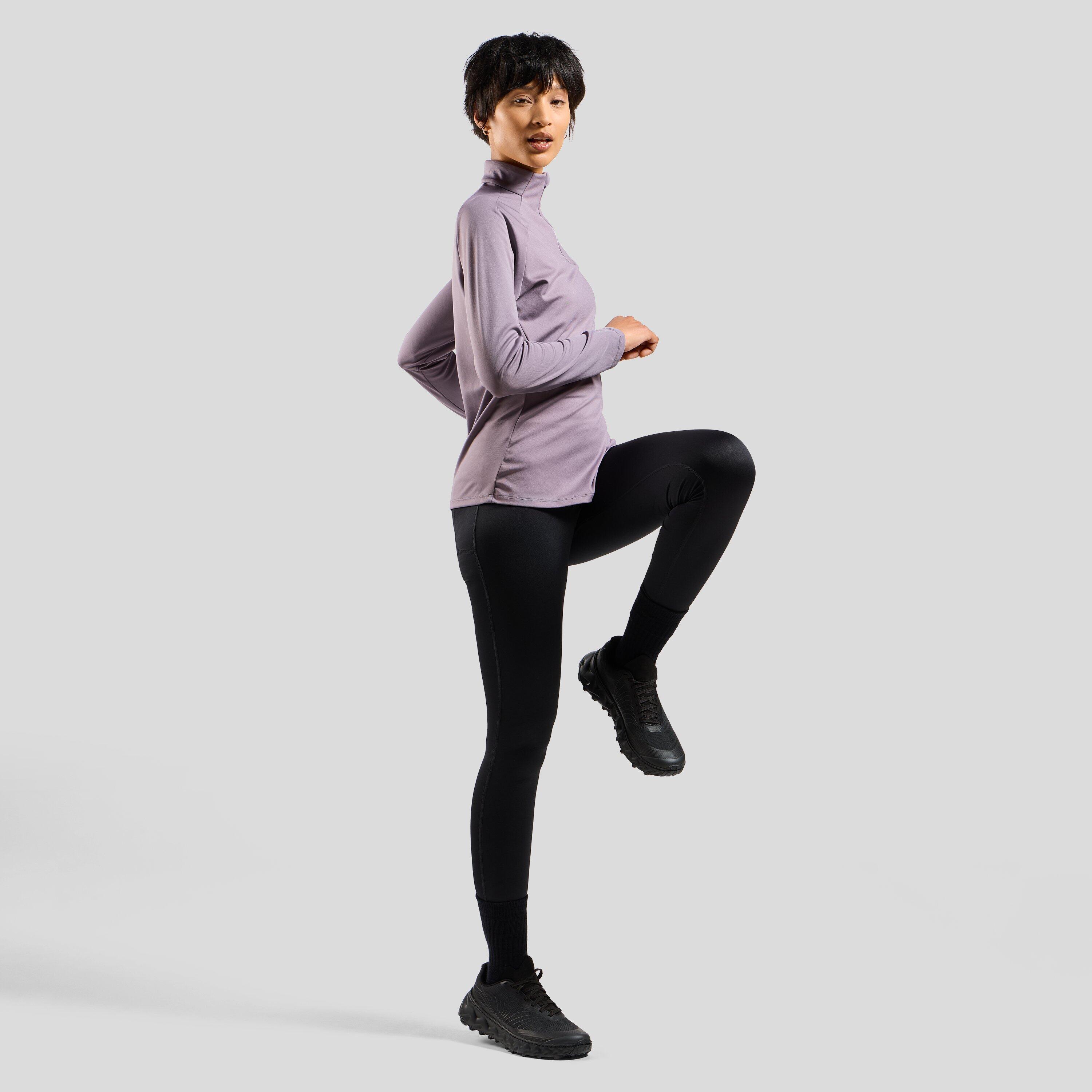 Essentials Ceramiwarm mid layer met halve rits ODLO 6/7