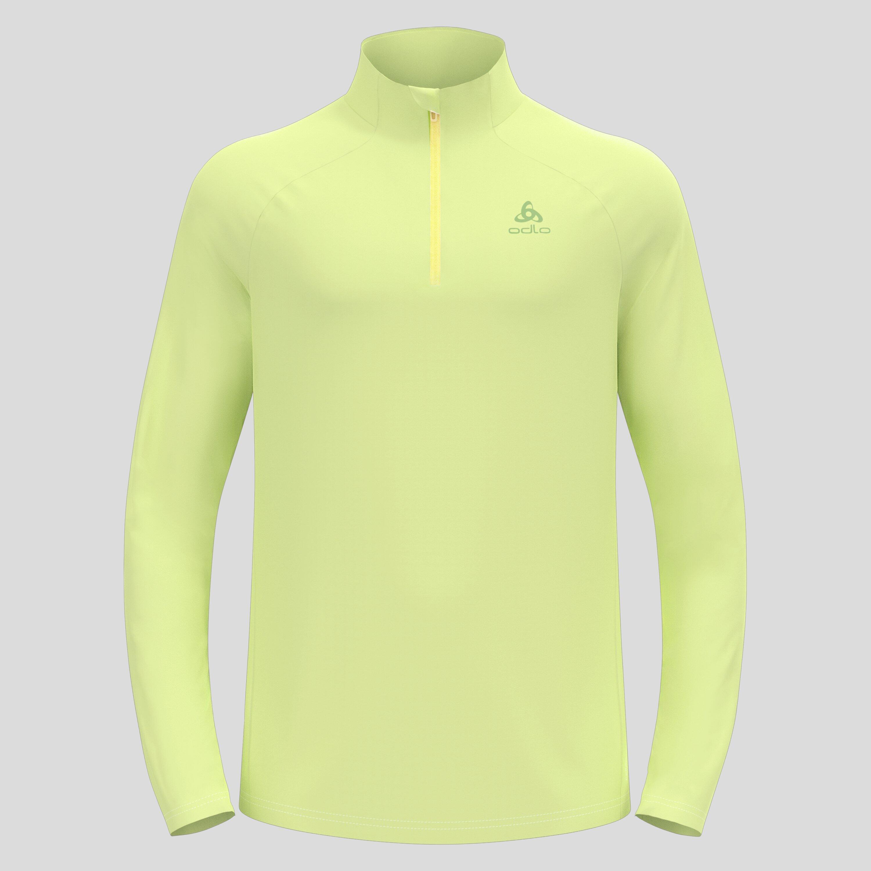 Odlo - Midlayer 1/2 Zip Essential Ceramiwarm - T-shirt Manches Longues - Vert - Decathlon