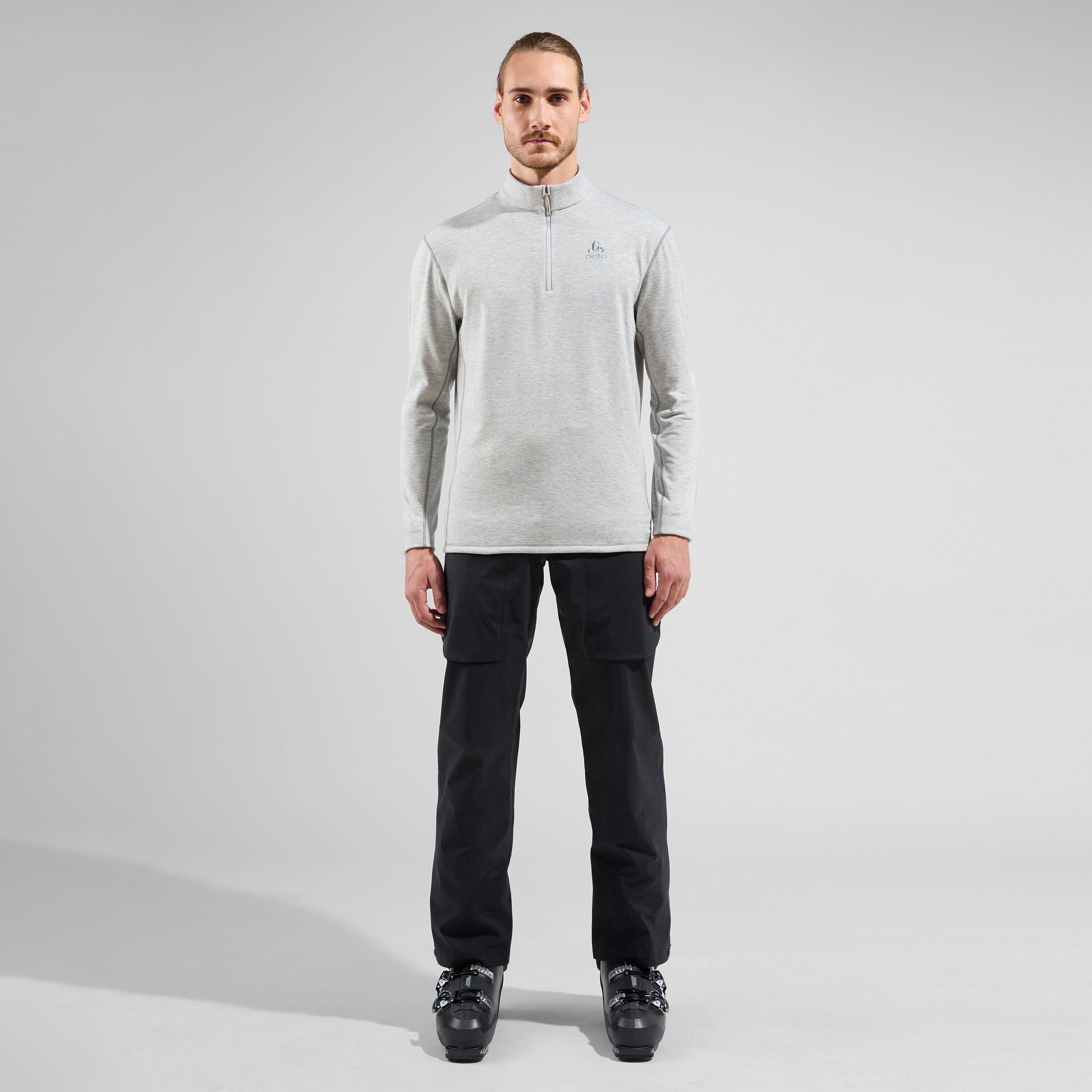 ODLO Middenlaag Loopshirt Halve Rits BERRA Sporttrui GRIJS GEM S 4/7