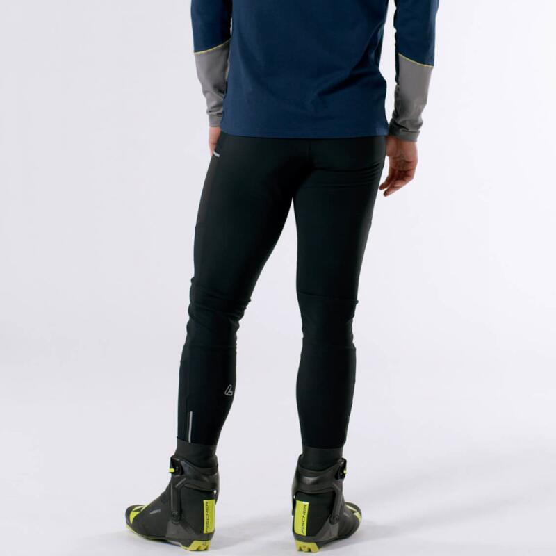 Pantalon de sport Tights Thermo TIV pour hommes – Noir 4/5